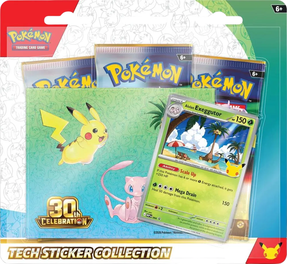30th Celebration Tech Sticker Collection [Style will Vary]
